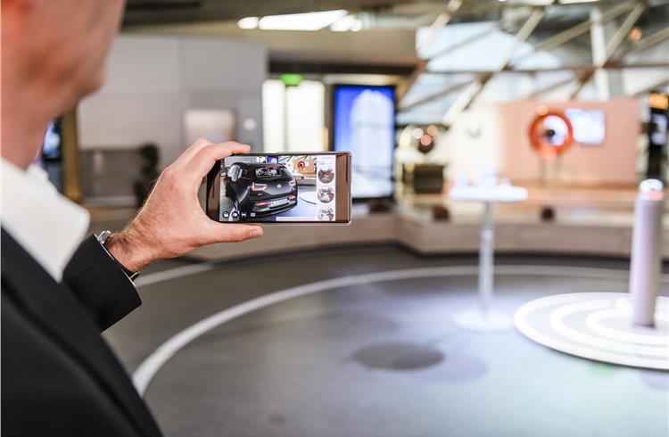 BMW i pilots augmented reality product visualiser