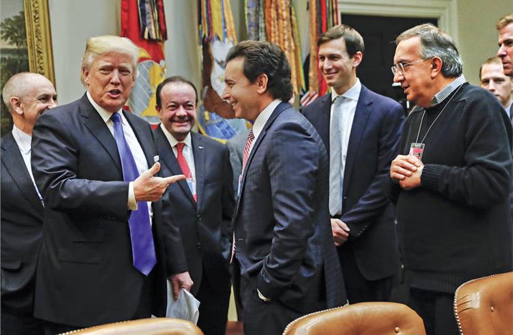 Car industry chiefs met with President Donald Trump last week.