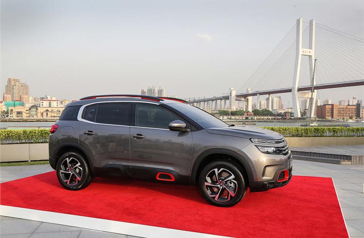 Shanghai, where the C5 Aircross was revdaled, is a major hub of the auto industry in China.