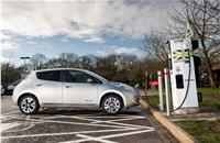 Nissan installs Europe's 1,000th 30-minute electric car charger