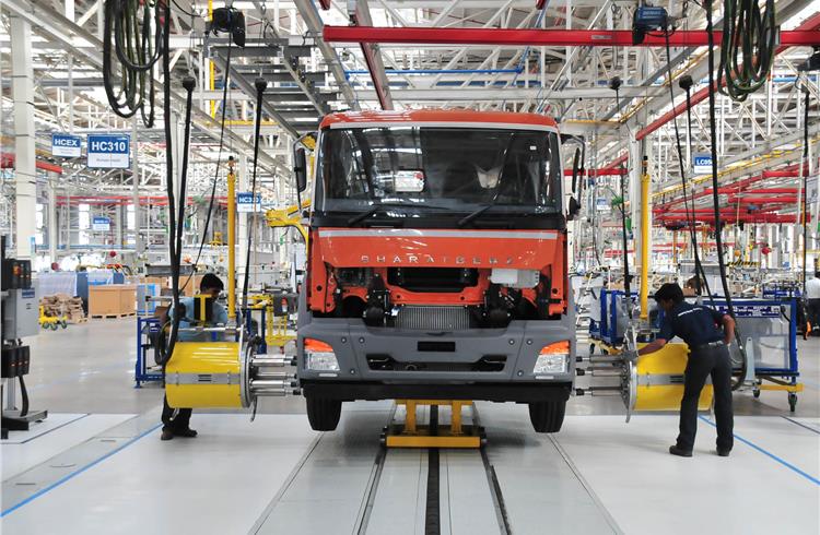 Daimler India Commercial Vehicles now makes both trucks and buses at Oragadam.