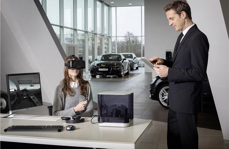 The first Audi dealerships will introduce the new sales tool by the end of 2015