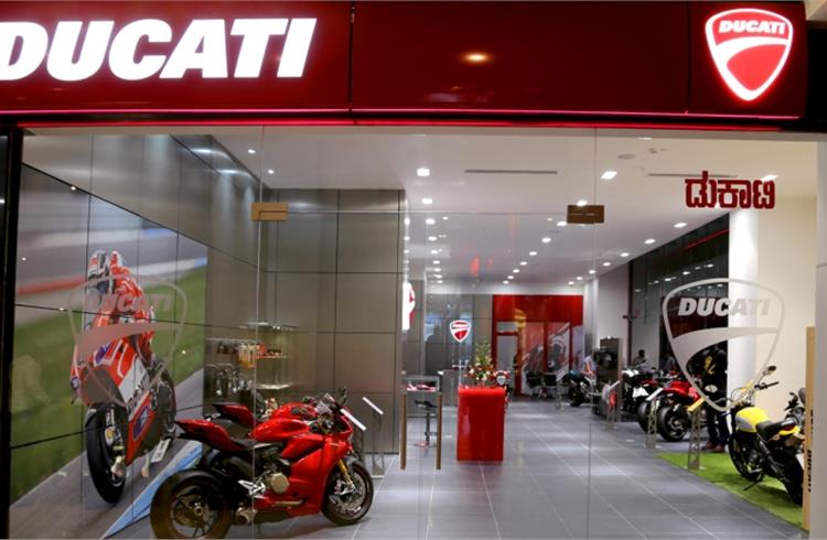 Ducati opens its first dealership in South India in Bangalore