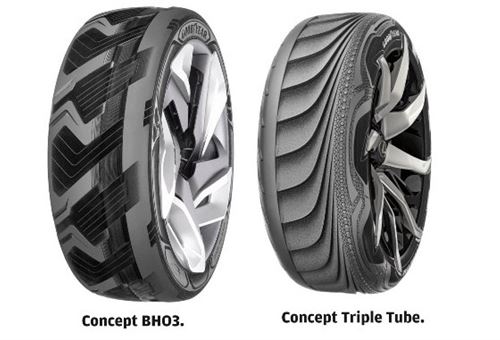Goodyear looks into the future with BHO3 & Triple Tube concept tyres