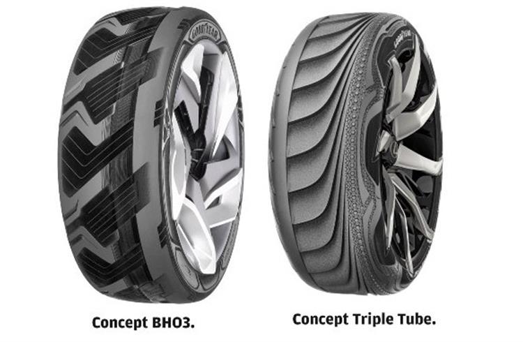 Goodyear looks into the future with BHO3 & Triple Tube concept tyres