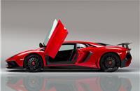 The Aventador LP750-4 Superveloce has a top speed of more than 217mph