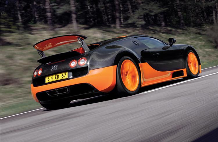 The VW Group's Bugatti Veyron is the most powerful and fastest production car.
