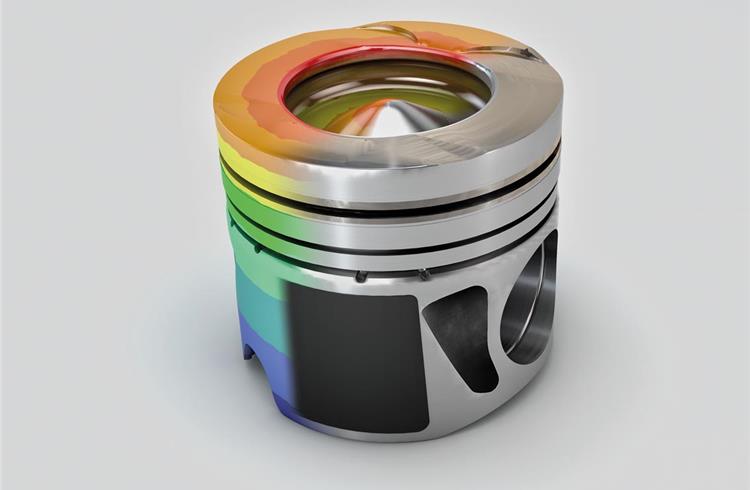 Pistons made from Federal-Mogul Powertrain’s new aluminium alloy called DuraForm-G91 have a more compact cylinder block design, resulting in lowered CO2 emissions.