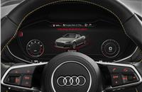 The Audi virtual cockpit, a fully digital instrument cluster, is completely driver-focussed.