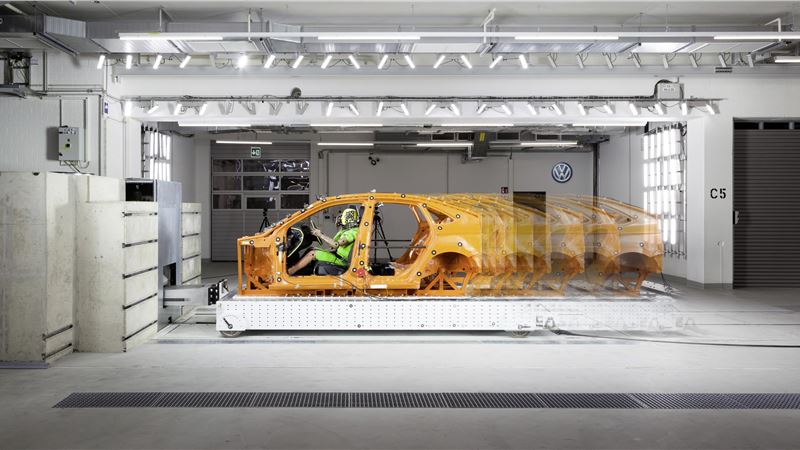 Volkswagen installs hi-tech sled system at new Centre of Competence for Safety