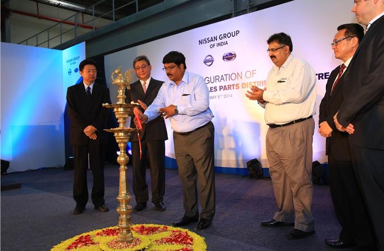 Nissan opens parts centre near Chennai