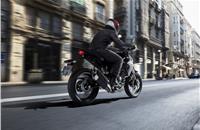 Honda CB300R midsize motorcycle hits the road