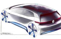 Volkswagen reveals design sketches of new electric vehicle ahead of Paris debut