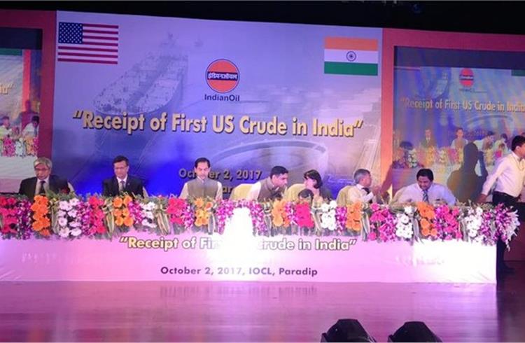 First US crude oil shipment arrives in Paradip