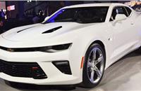 GM displays hot Chevrolet Camaro and Corvette at Auto Expo