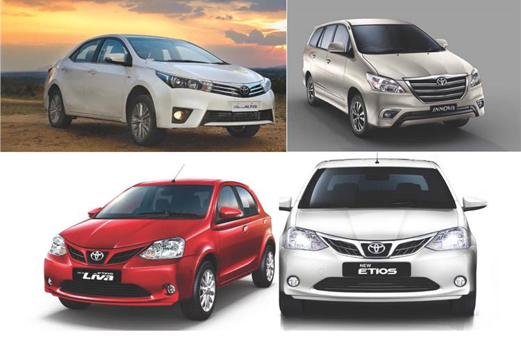 Toyota Kirloskar Motor sales up 63% in April 2015