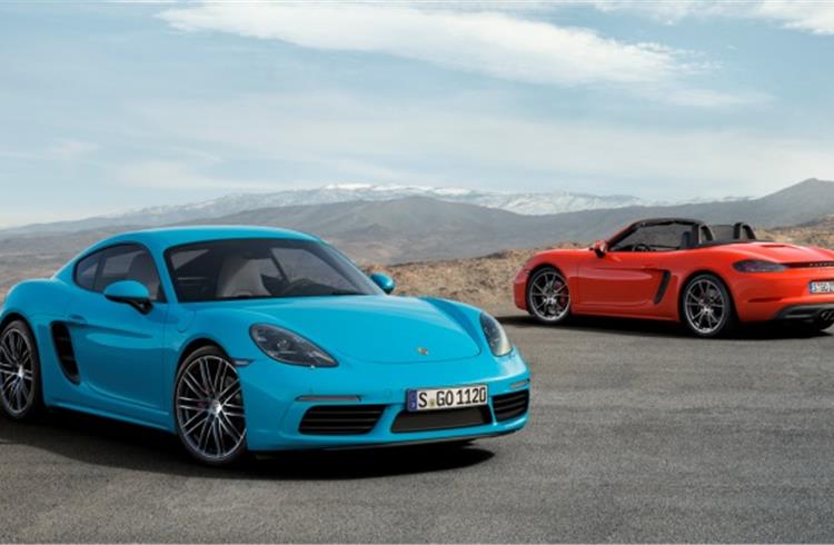 In H1-2016, 6,115 units of Cayman and 6,740 units of Boxster were sold worldwide, both recording double-digit growth rates.