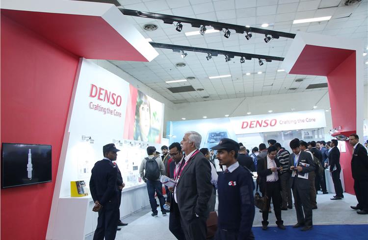 The Denso stall at the Auto Expo Components Show 2018 saw a large number of visitor footfalls.