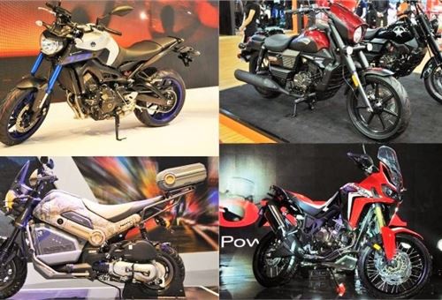 The stars on two wheels at Auto Expo 2016