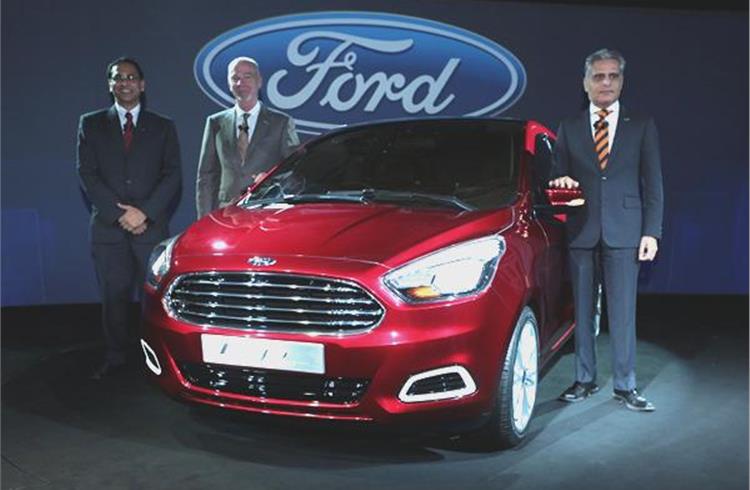 Auto Expo 2014: Ford Figo compact saloon concept revealed