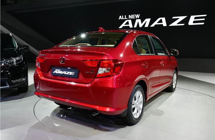 New Honda Amaze aimed at reversing falling sales of current model