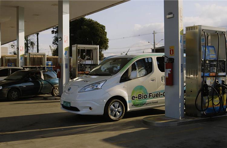 Nissan e-Bio Fuel-Cell is world’s first solid-oxide fuel cell vehicle