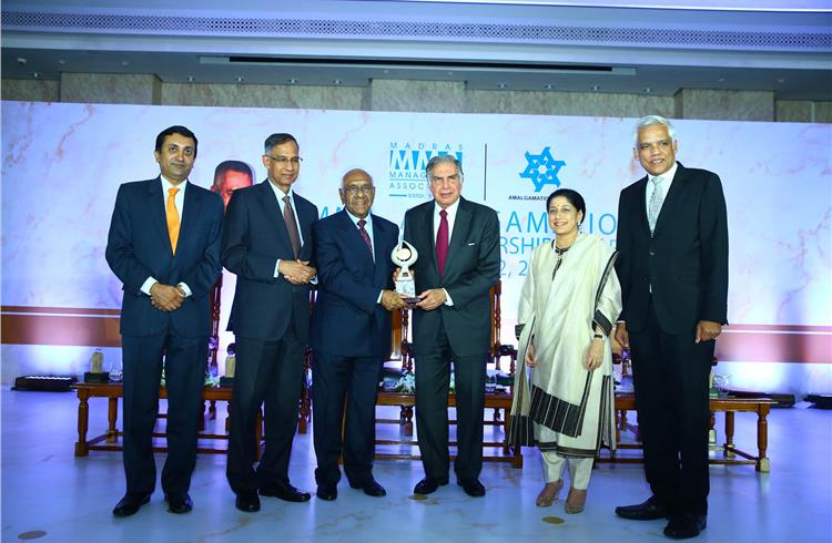 Ratan Tata conferred MMA Amalgamations Business Leadership Award 2014
