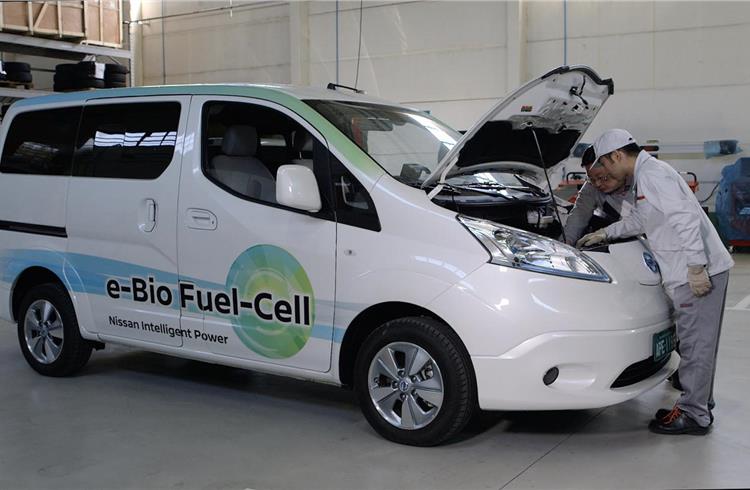 Nissan e-Bio Fuel-Cell is world’s first solid-oxide fuel cell vehicle