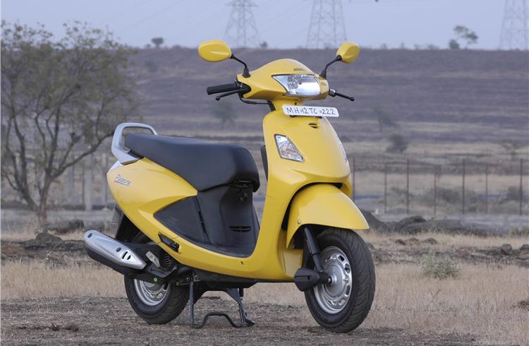 Hero MotoCorp’s 102cc Pleasure scooter is squarely aimed at female buyers.