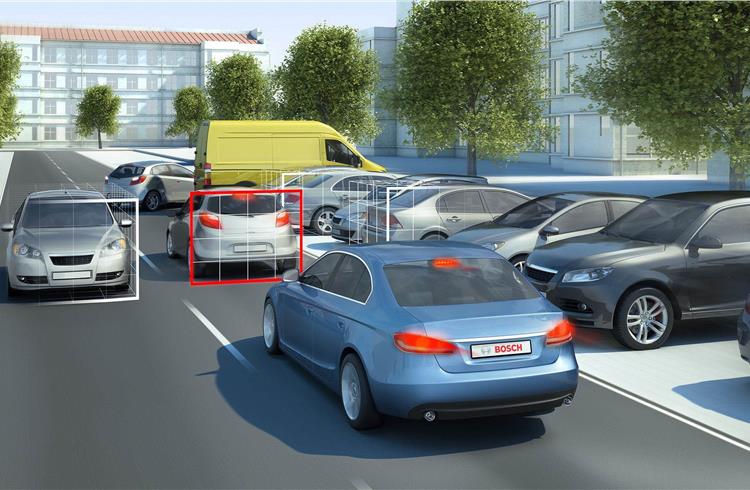 Bosch makes emergency braking possible using just a video sensor