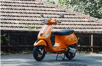Piaggio Vehicles sold 9,184 Vespa models in the domestic market between April-July 2015.