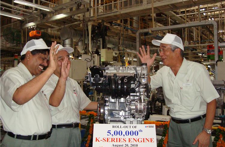 Maruti’s K-series engine crosses 25-lakh production milestone