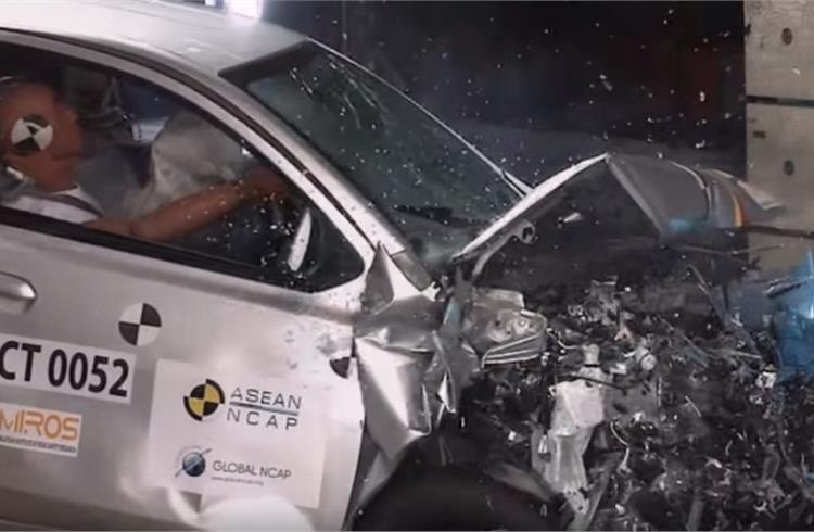 Datsun Go ASEAN NCAP crash test