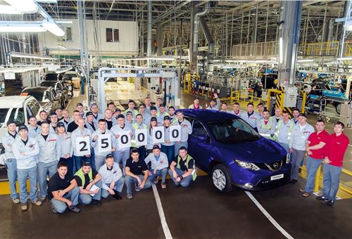 Nissan reaches 250,000 production landmark in Russia