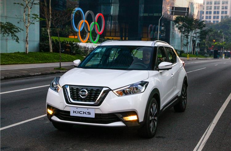 Nissan confirms India launch of Kicks SUV in 2018