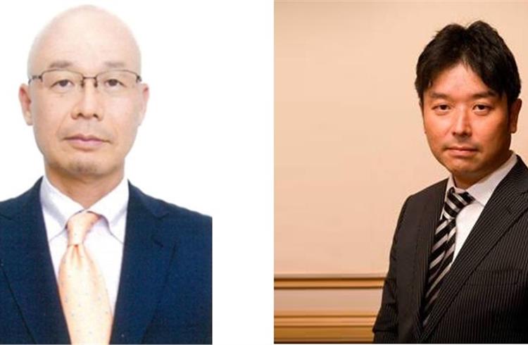 Akito Tachibana (left) will replace Naomi Ishii as the new managing director.