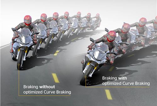 Continental develops optimised curve braking for safer braking on two wheels