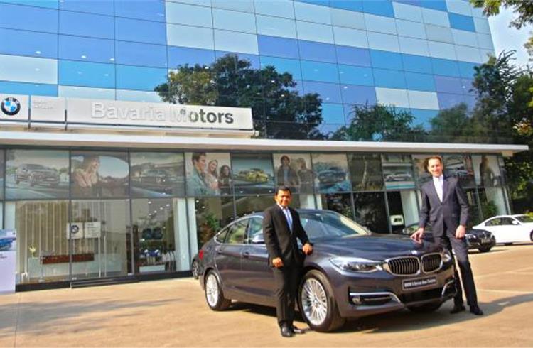Vishal Agarwal, managing director, Bavaria Motors and Frank Schloeder, president (acting), BMW Group India.