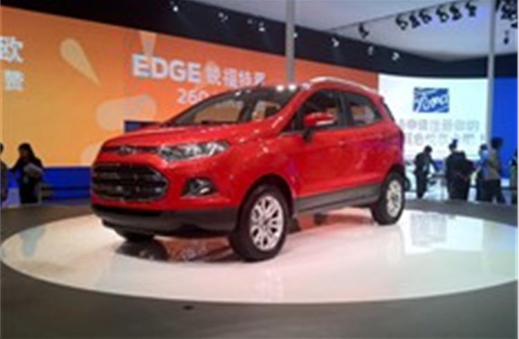 Ford reveals EcoSport production version at Beijing Motor Show
