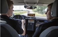 Driver Distraction Assist can help recognise lack of attention, warn the driver and, if necessary, take control until a potential danger has passed.