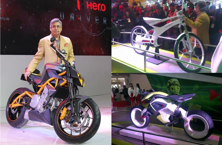 Auto Expo 2014: Hero MotoCorp talks tech with a trio of concepts