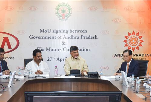 Kia Motors to set up 300,000-unit capacity plant in Andhra Pradesh