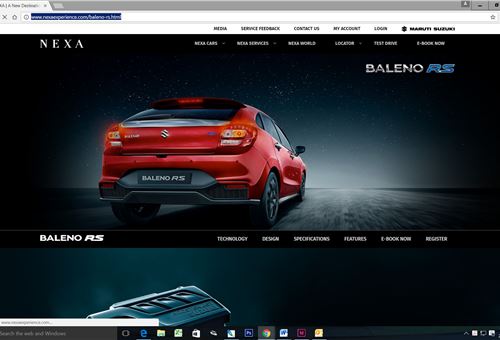 Maruti Suzuki opens online bookings for Baleno RS