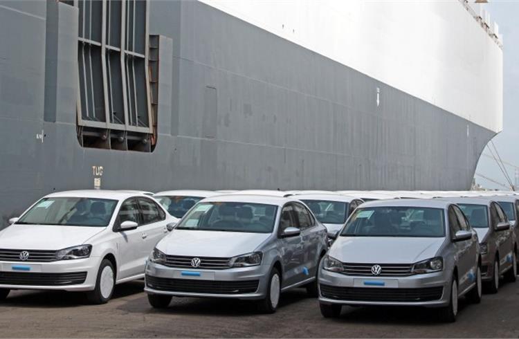 Made in India Volkswagen getting shipped