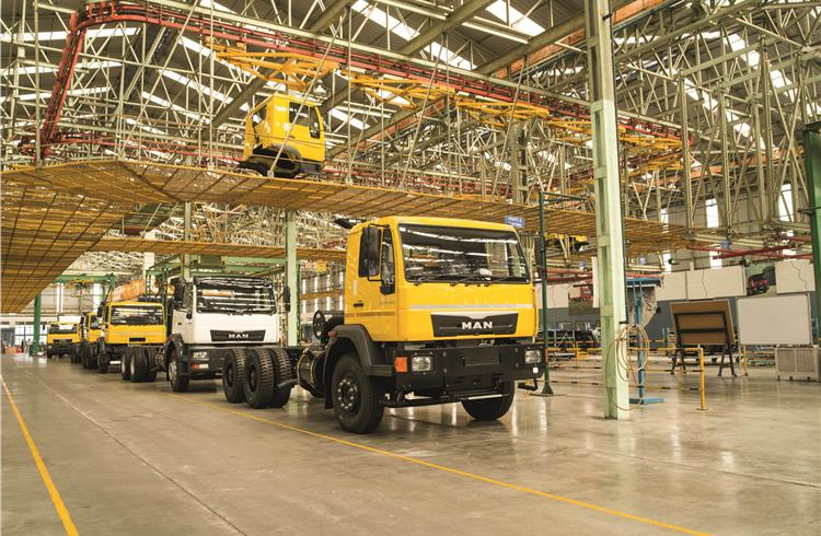 MAN Trucks India has its production facility at Pithampur, Madhya Pradesh