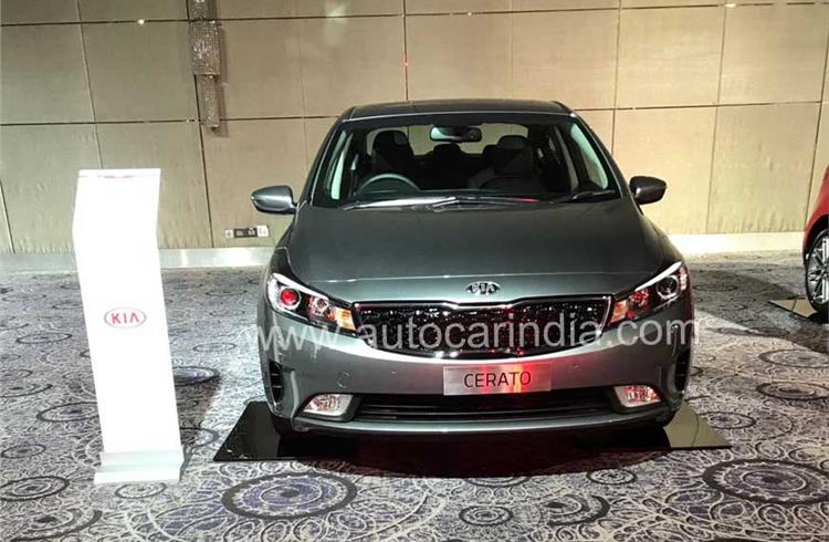 The Kia Cerato sedan is powered by a 1.6-litre petrol engine that develops 130hp and 157 Nm of torque.