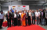 The GoldSeal SaarGummi India at the opening of the new Sanand plant.