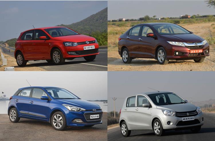 Despite sales being in the slow lane, the Celerio, i20 Elite, Polo and the City are strong sellers for their manufacturers.