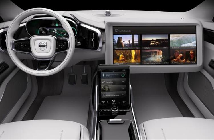 Volvo Cars unveils autonomous-driven Concept 26