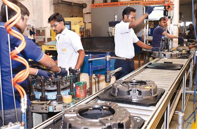 Clutch assembly line at the Kalol plant